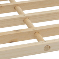 Zapatero de madera de abeto natural