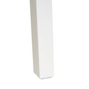 Mesa de cocina extensible blanca de 138cm