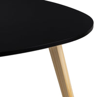 Set de 2 mesas auxiliares nido negras