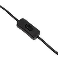 Lámpara de mesa de madera oscura con pantalla de lino