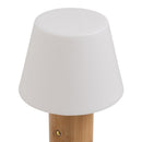 Lámpara LED de bambú de 23 cm