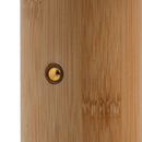 Lámpara LED de bambú marrón