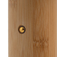 Lámpara LED de bambú marrón