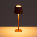 Lámpara LED de metal taupe de 9cm