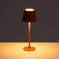 Lámpara LED de metal taupe de 9cm