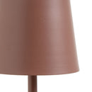 Lámpara LED de metal taupe de 9cm