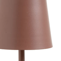 Lámpara LED de metal taupe de 9cm