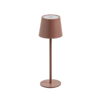 Lámpara LED de metal taupe de 9cm