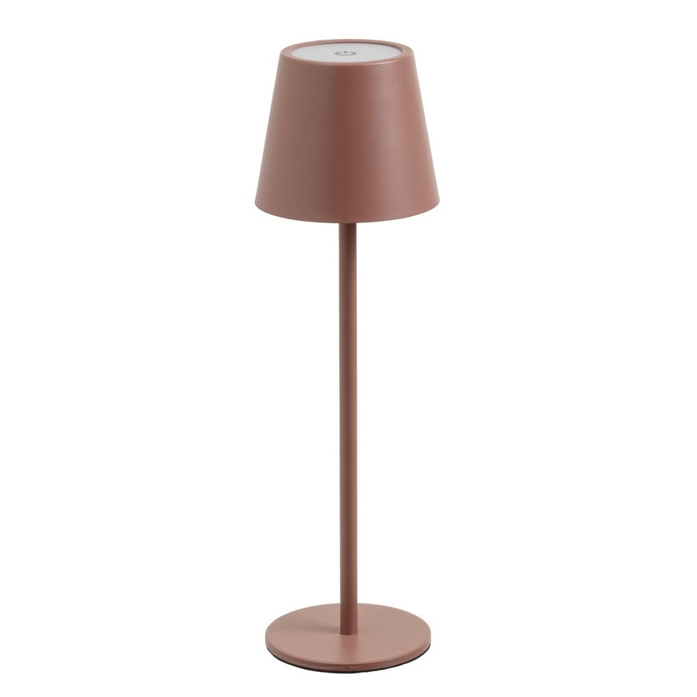 Lámpara LED de metal terracota de 37 cm