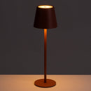 Lámpara LED de metal taupe de 11cm