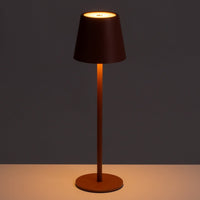 Lámpara LED de metal taupe de 11cm