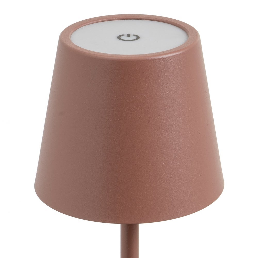 Lámpara LED de metal taupe de 11cm