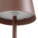 Lámpara LED de metal taupe de 11cm