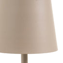 Lámpara LED de metal beige de 9 cm