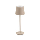 Lámpara LED de metal beige de 9 cm