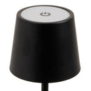 Lámpara LED de metal negro de 9 cm