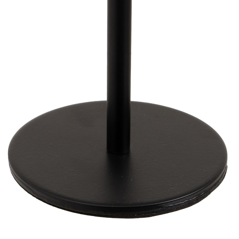 Lámpara LED de metal negro de 9 cm