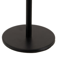 Lámpara LED de metal negro de 9 cm