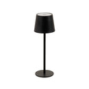 Lámpara LED de metal negro de 9 cm