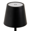 Lámpara LED de metal negro de 11 cm