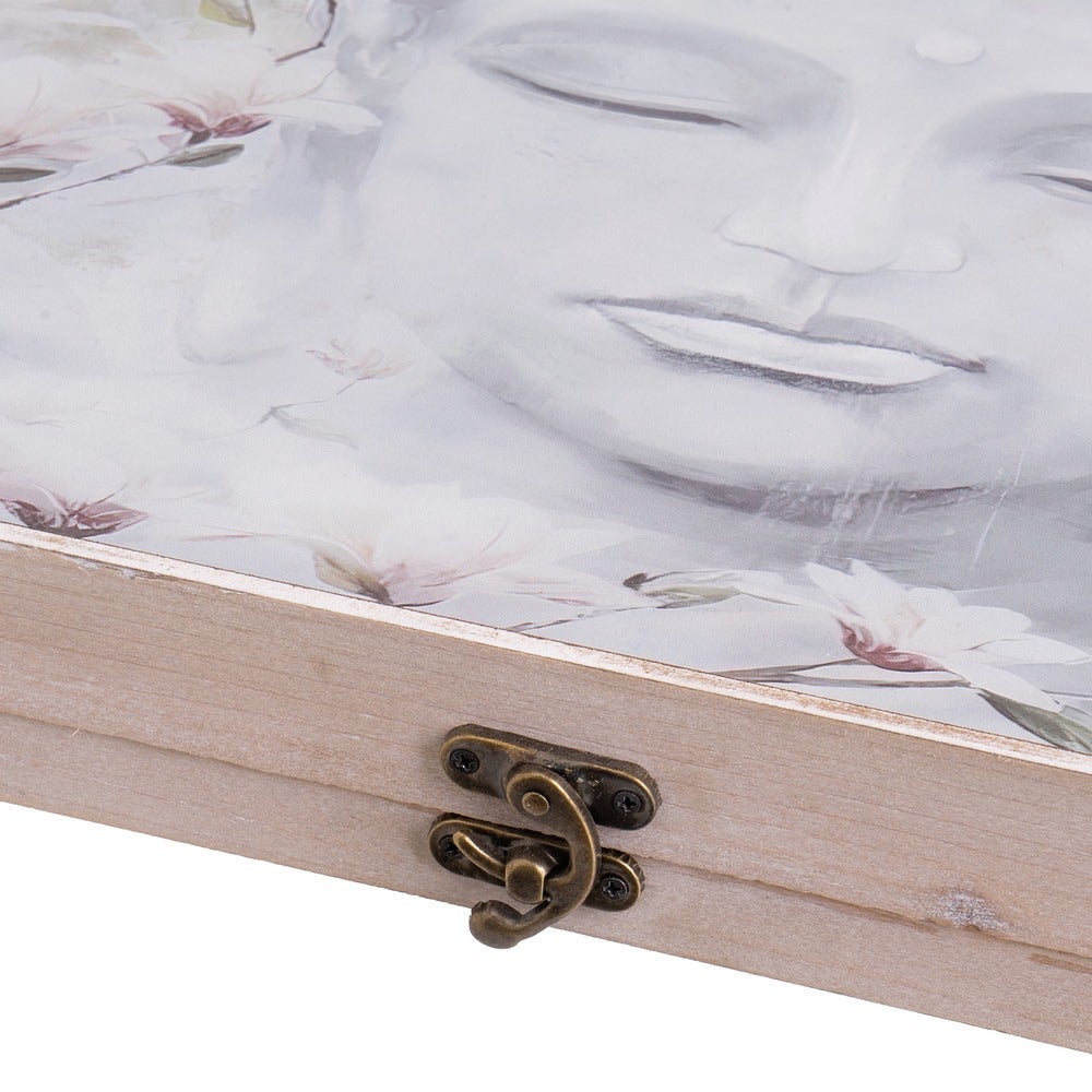 Tapa para contador Buda blanco