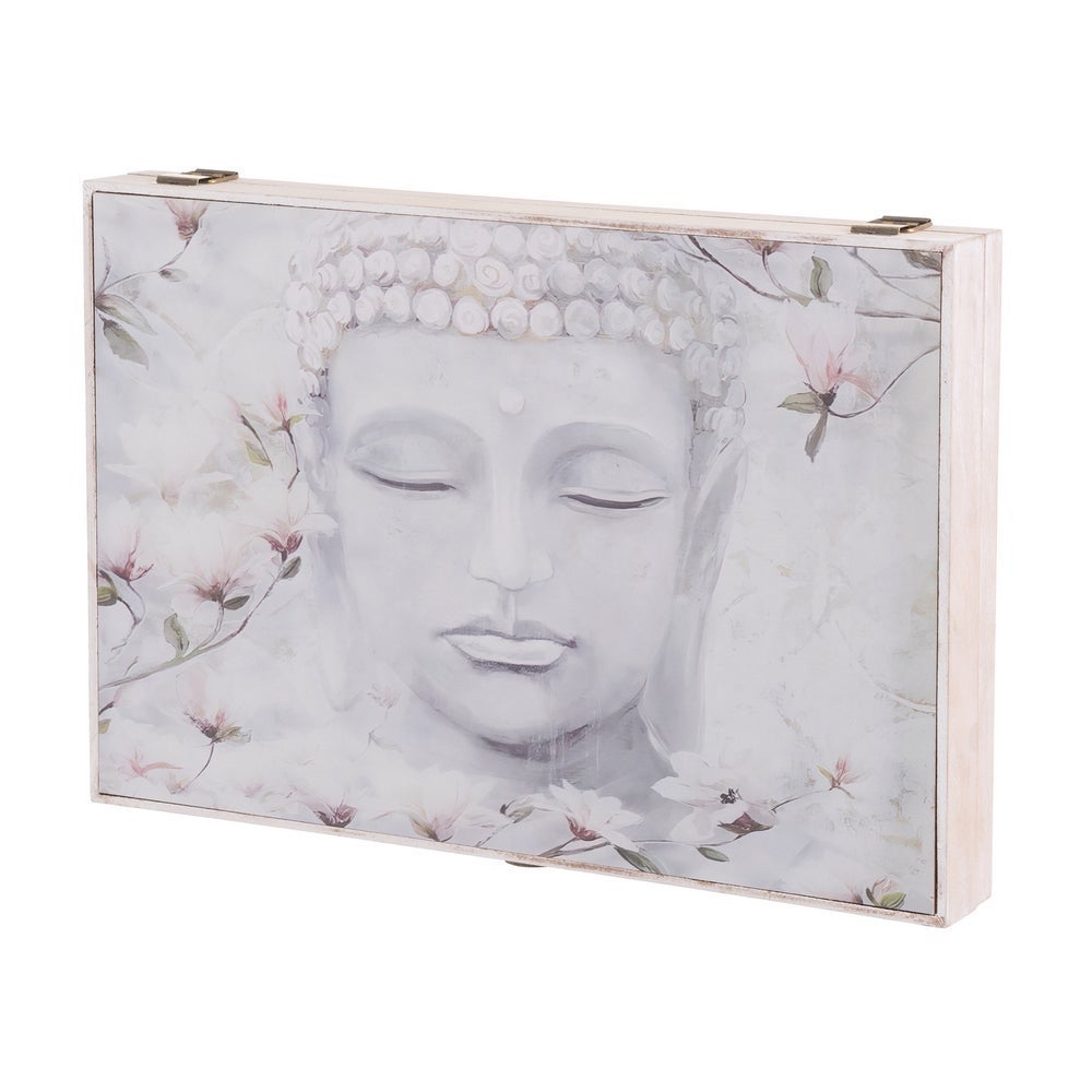 Tapa para contador o cuadro eléctrico Buda blanco de 46x31x6 cm