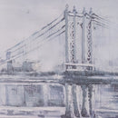 Tapa para contador  Puente de Brooklyn gris
