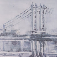 Tapa para contador  Puente de Brooklyn gris