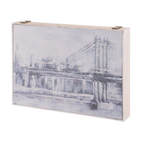 Tapa para contador  Puente de Brooklyn gris