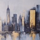 Tapa para contador New York gris y amarillo