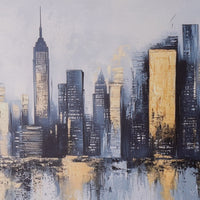 Tapa para contador New York gris y amarillo