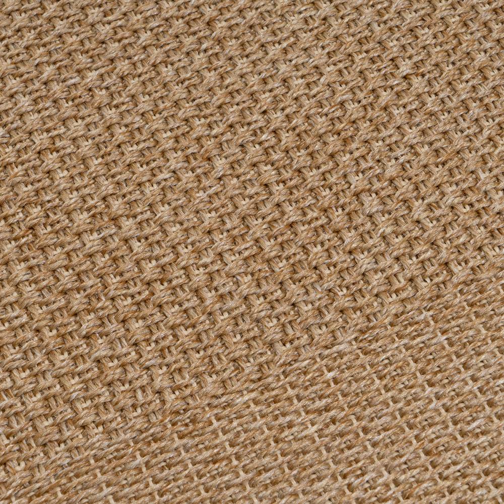 Alfombra de Polipropileno Beige para Exterior 80x150 cm
