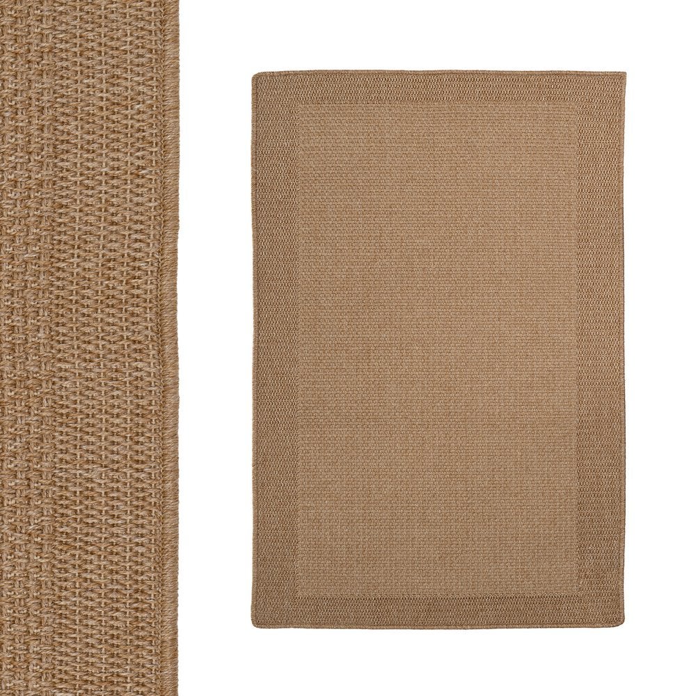 Alfombra de Polipropileno Beige para Exterior 120x180 cm