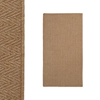 Alfombra de Polipropileno Beige Antideslizante 80x150 cm