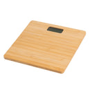 Bascula de Baño de Bambú con Pantalla LCD 28x28 cm