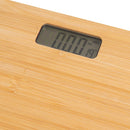 Bascula de Baño de Bambú con Pantalla LCD 28x28 cm