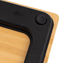 Bascula de Baño de Bambú con Pantalla LCD 28x28 cm