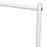 Toallero de pie blanco