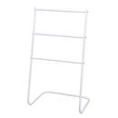 Toallero de pie blanco