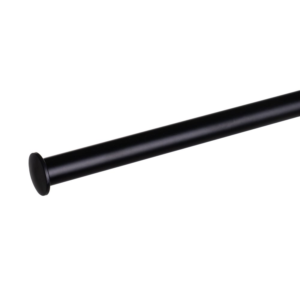 Toallero de pie con 3 brazos de metal negro de 42x22x85 cm