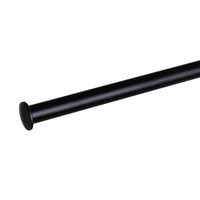 Toallero de pie con 3 brazos de metal negro de 42x22x85 cm