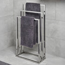 Toallero de pie múltiple cromado