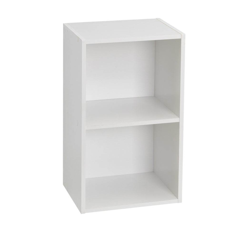 Estanteria Cube Blanca de 2 Baldas de 54x30x24 cm