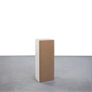 Estantería Cubo 3 estantes de tablero laminado blanco de 80x30 cm