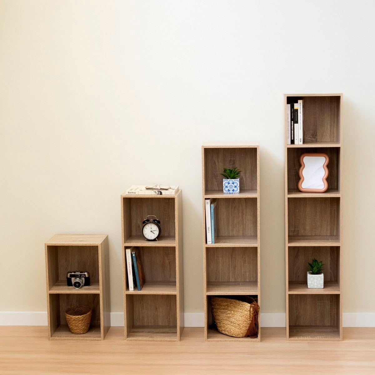 Estantería Cubo marrón