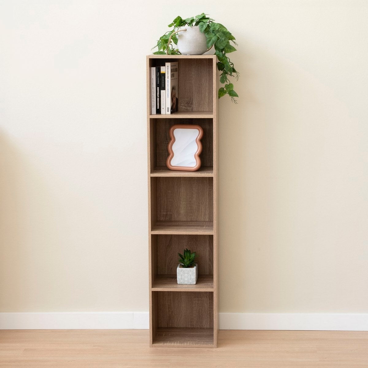 Estantería Cubo ntural 132x30 cm