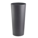 Paragüero redondo tapizado en piel vegana gris