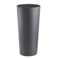 Paragüero redondo tapizado en piel vegana gris