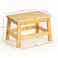 Taburete escalón natural