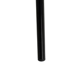 Mesa Auxiliar Metálica Negra 30x30x60 cm con Estructura Tubular